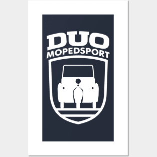 Krause Duo Mopedsport Coat of Arms (white) Posters and Art